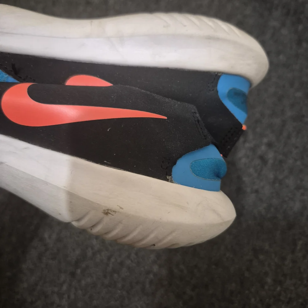 Nike Kids Blue and Black Shoes
